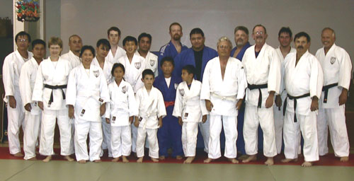 Encino Judo Club class on May 10, 2005