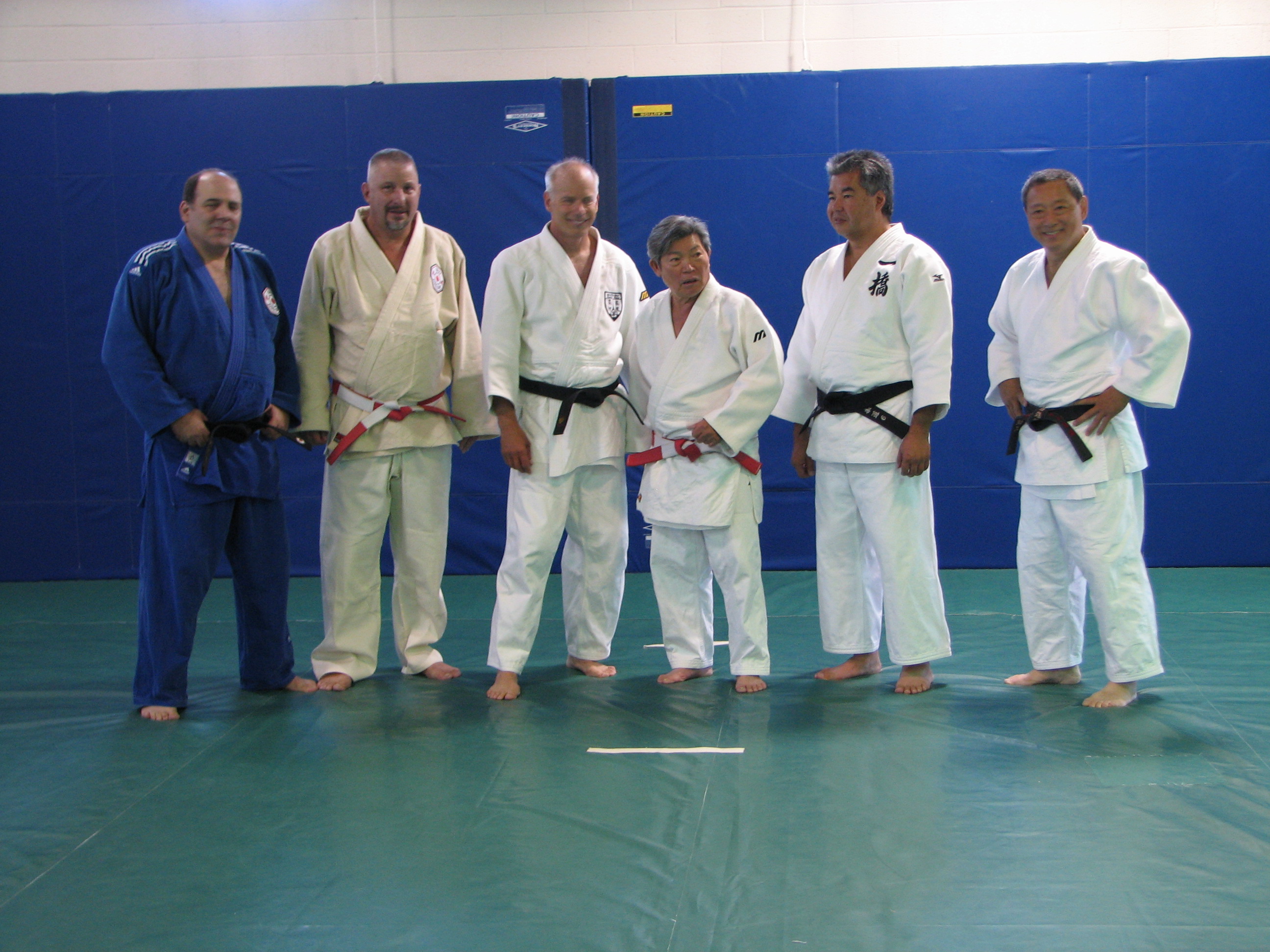 High dans attending the clinic -- Gary Goltz, Terry Kelly, Neil Ohlenkamp, Jin Iizumi, Paul Nogaki, Kenji Osugi